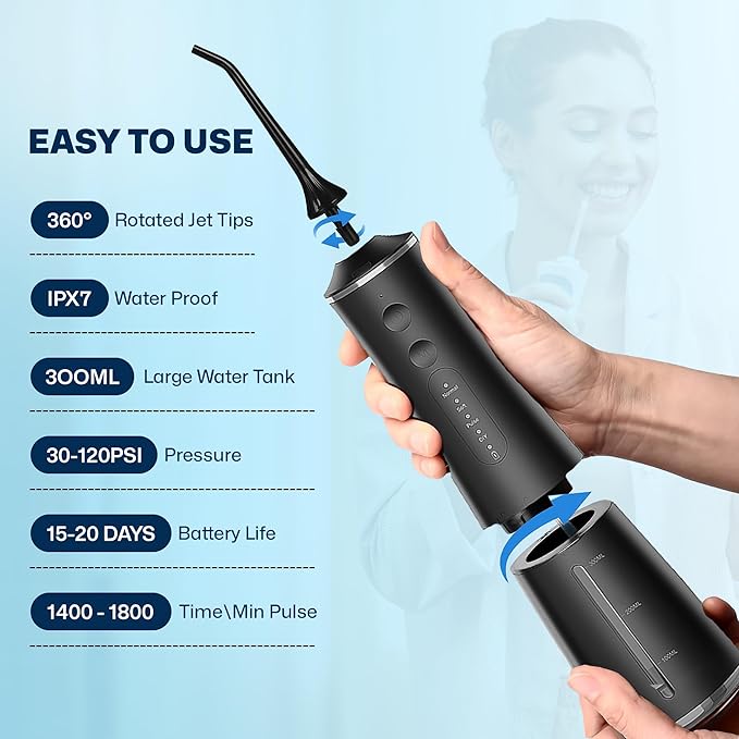 Nella AquaFloss™ Premium Water-Flosser